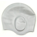 Men Women Waterproof Silicone Protective Ear Swimming Caps